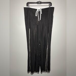 Black Drawstring Women's Pants